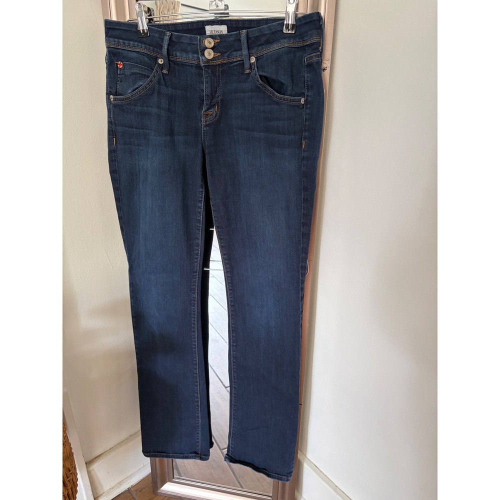 Hudson Jeans Womens Blue Bootcut Flare Denim Y2K Made in USA Size 29